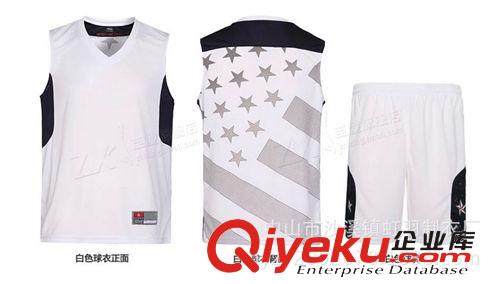 運動服 廠家供應籃球服套裝男籃球衣DIY定制籃球比賽訓練隊服印字號logo原始圖片3