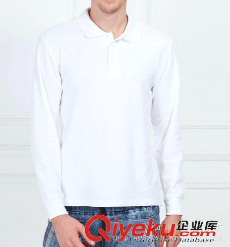 男士長(zhǎng)袖T恤 翻領(lǐng)長(zhǎng)袖T恤衫定做T恤diy班服定制工作服衣服來圖印字訂廣告文化原始圖片2