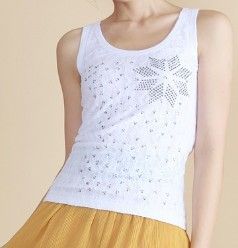 女式長袖T恤 廠家定做女式吊帶背心 170g純棉萊卡 莫代爾時(shí)尚印花 歡迎定做原始圖片2