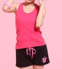 女式長袖T恤 廠家定做女式吊帶背心 170g純棉萊卡 莫代爾時(shí)尚印花 歡迎定做原始圖片3
