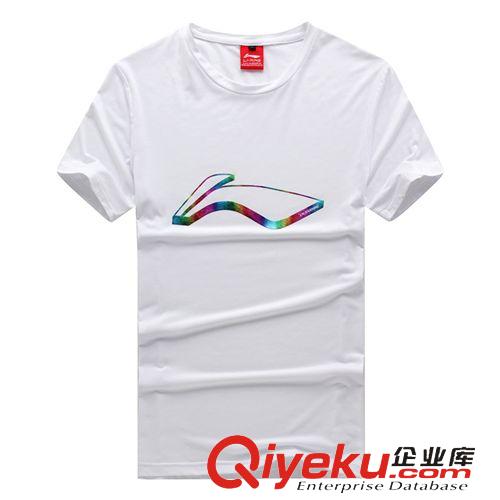 現貨羽毛球服 夏季李寧羽毛球服男比賽專業快干羽毛球短袖T恤運動服批發AS333F原始圖片2