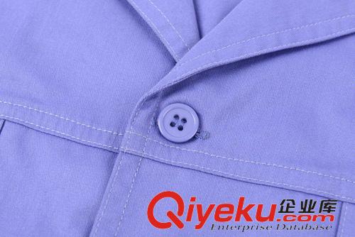 加工定做工作服　制服　職業裝 夏季短袖工作服定制全棉工廠服套裝定做透氣吸汗招代理原始圖片3