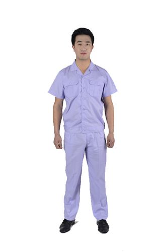 加工定做工作服　制服　職業裝 夏季短袖工作服定制全棉工廠服套裝定做透氣吸汗招代理