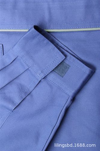 加工定做工作服　制服　職業裝 招代理批發定做工裝 2015款春夏秋廠服全棉 工作服男女套裝A2018S原始圖片3