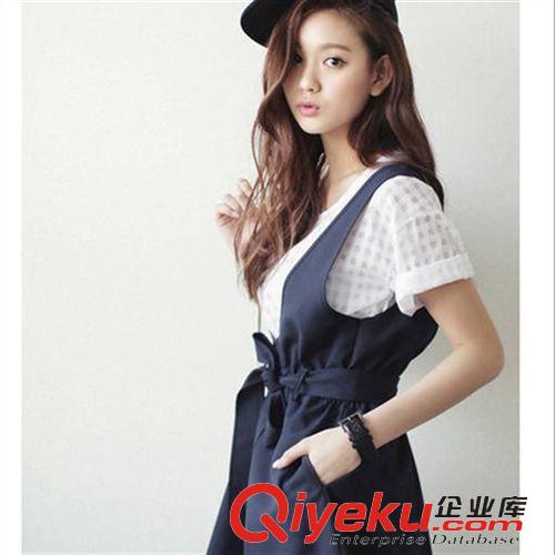 爆款轉(zhuǎn)區(qū) 實(shí)拍2015夏季新款時(shí)尚花朵女裝連衣裙韓版修身顯瘦鑲鉆品牌連衣裙