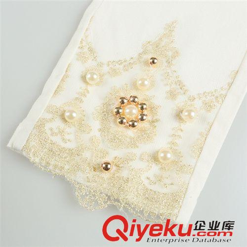 爆款轉(zhuǎn)區(qū) 2015新款春夏女裝韓版時(shí)尚蕾絲珠珠顯瘦鉛筆褲九分女褲現(xiàn)貨原始圖片3