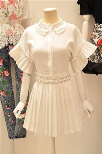 5月1日新款 東大門代購夏季短袖一字領復古碎花雪紡連衣裙女收腰吊帶裙潮