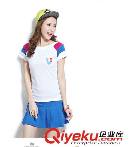 情侶T恤套裝 班服 校服 【實拍現(xiàn)貨】夏裝新款情侶裝短袖印花修身套裝沙灘褲女班服