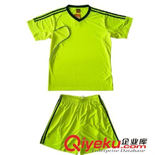 足球服 批發zp全空白足球服套裝 足球衣訓練比賽服 可印隊標號字5色入原始圖片2