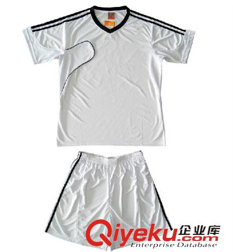 足球服 批發zp全空白足球服套裝 足球衣訓練比賽服 可印隊標號字5色入原始圖片3