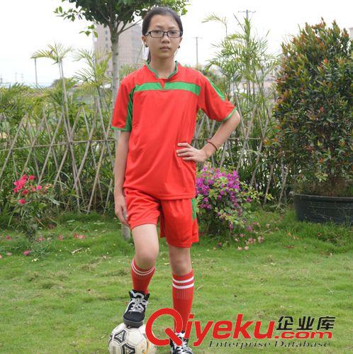 足球服 批發zp中小學生光板足球服套裝兒童足球衣訓練比賽服可加印開票原始圖片2