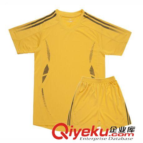 足球服（無標） 批發(fā)zp全空白無隊標兒童足球服套裝童裝足球衣訓練比賽服可加印原始圖片2