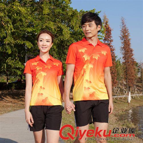 網(wǎng)球服（情侶款） 批發(fā)供應zp羽毛球服套裝男女乒乓球服情侶款 單位活動運動服