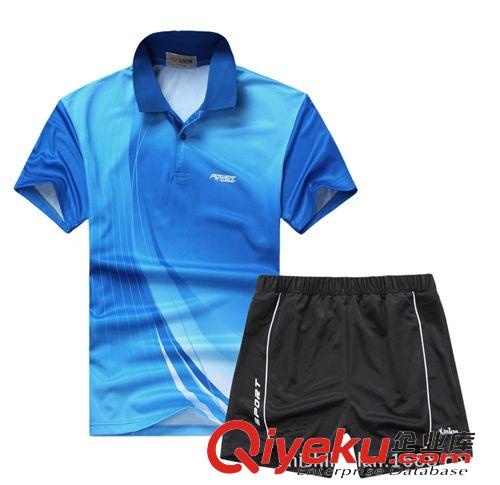 勁浪乒乓球服 批發(fā)香港勁浪乒乓球球服套裝 男款運(yùn)動(dòng)訓(xùn)練服 吸汗速干透氣  2046原始圖片2