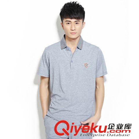 2014男款夏季套裝 批發(fā)價(jià)2015夏季新款短袖長褲男裝運(yùn)動服套裝1504