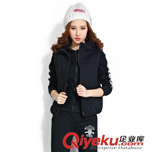 情侶裝 班服 好質(zhì)量 男女三件套加絨加厚運(yùn)動(dòng)服全棉精品情侶衛(wèi)衣休閑運(yùn)動(dòng)套裝原始圖片3