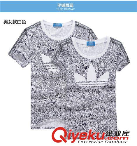 女T恤 新款夏季情侶運(yùn)動(dòng)套裝男女短袖T恤運(yùn)動(dòng)服情侶休閑套裝訓(xùn)練服批發(fā)