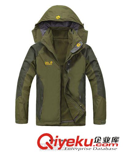 女沖鋒衣 團購沖鋒衣兩件套 情侶防水保暖旅游登山服 沖鋒衣三合一廠家批發(fā)原始圖片2