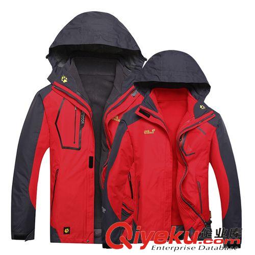 女沖鋒衣 沖鋒衣情侶款防雨透氣保暖耐磨戶外服 兩件套三合一男女款沖鋒衣