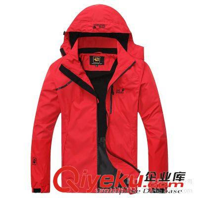 沖鋒衣 冬季戶外沖鋒衣男 秋季薄款單層登山服潮防水加絨加厚風衣外套原始圖片3