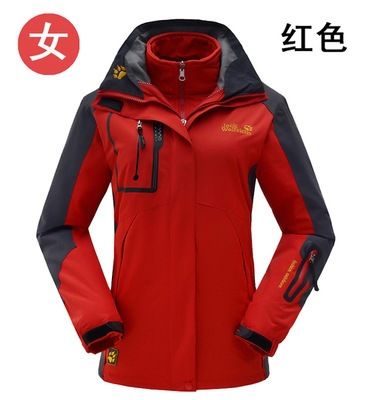 沖鋒衣 西藏必備沖鋒衣男女款 兩件套三合一 戶外可拆卸抓絨內(nèi)膽登山服潮原始圖片3