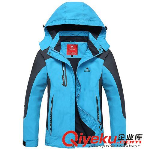 沖鋒衣 2014戶外沖鋒衣男女款薄款登山滑雪服外套廠家直供批發(fā)秋冬騎行服原始圖片3