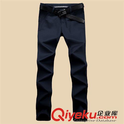 休閑長褲 2014秋冬新品褲子 男士修身小腳休閑褲男加厚休閑褲男 韓版長褲