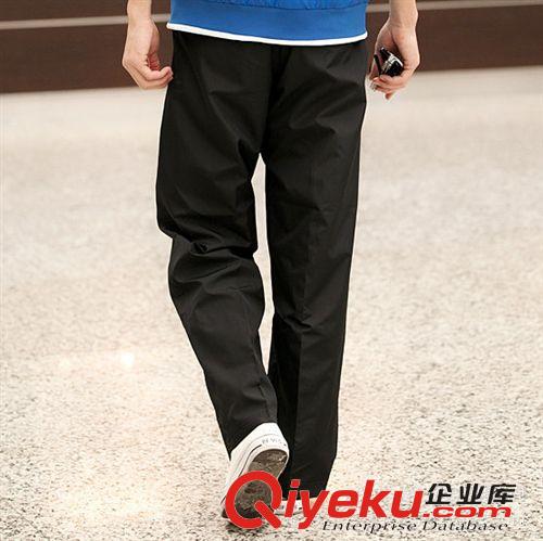 休閑長褲 廠家直銷休閑褲針織衛褲男運動褲休閑修身型男士長褲子男褲潮冬季