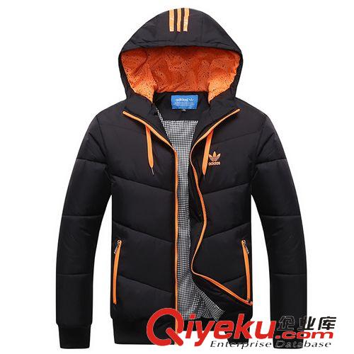 棉衣 2014冬季新款青少年保暖棉衣男修身連帽羽絨棉服男韓版棉襖外套男原始圖片3