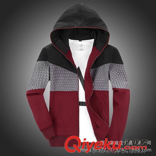 衛(wèi)衣 男裝新款男式衛(wèi)衣 男 秋冬 新品韓版青年男士修身連帽衛(wèi)衣男 批發(fā)原始圖片3