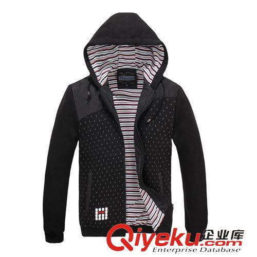 衛衣 2014秋季新款男裝 男式休閑滌棉外套 時尚連帽都市男式衛衣 批發原始圖片2