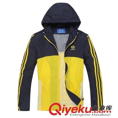 衛(wèi)衣 代發(fā)運動夾克外套男春秋款休閑運動開衫單衣大碼時尚青年薄款單衣原始圖片2