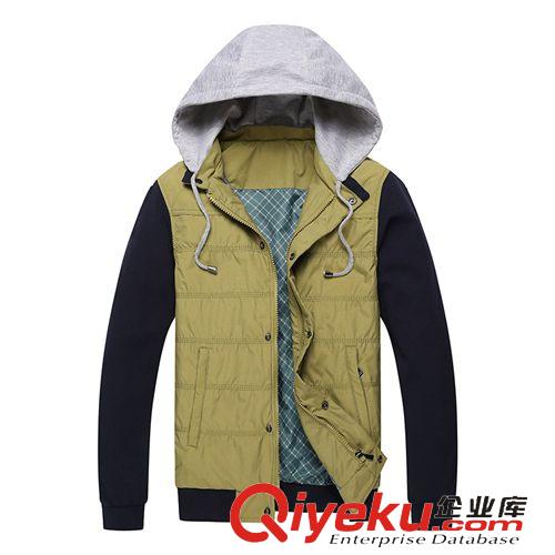衛(wèi)衣 2014男秋裝立領(lǐng)休閑夾克衫男式韓版修身外套男薄款外套單衣 批發(fā)
