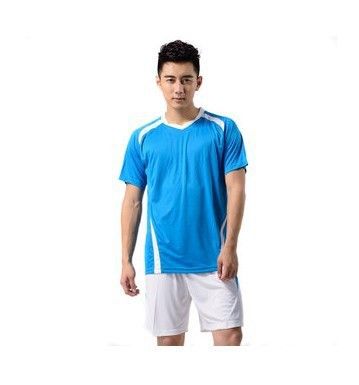 2015年 aoque/奧鵲男款短袖足球服套裝訓練隊服套裝定制球衣男可印字印號原始圖片3