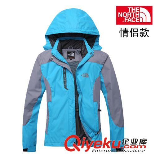 2014新款上市 2014春季新款品牌服飾戶外沖鋒衣情侶運動男兩件套一件代發(fā)1318原始圖片3
