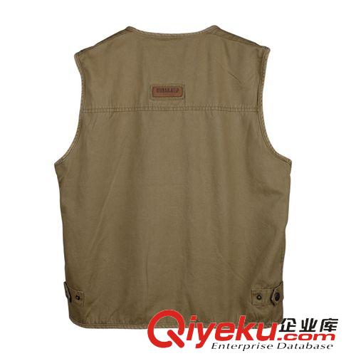 AFSJEEP zpGUDAO純棉戶外休閑攝影釣魚(yú)立領(lǐng)馬夾背心男裝馬甲1185原始圖片2