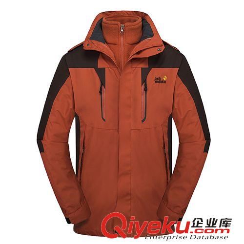 爆版沖鋒衣 2014春季新款 品牌服飾 戶外沖鋒衣情侶運動男兩件套一件代發1313