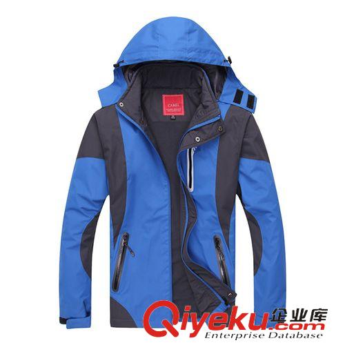爆版沖鋒衣 2014春季新款品牌服飾戶外沖鋒衣情侶運動男兩件套一件代發1313