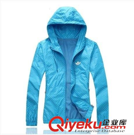 運動系列 2014zp春秋新款運動外套 女款時尚休閑連帽夾克 薄款 單衣6601