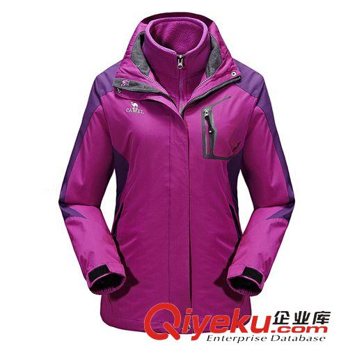 女款戶外服裝 西藏必備男款沖鋒衣三合一加厚保暖抓絨內膽情侶款戶外登山服女士原始圖片2