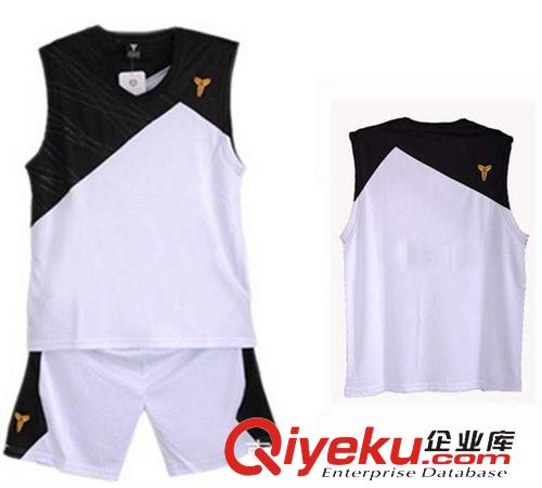 籃球服 并色科比籃球服套裝 籃球衣 籃球訓練隊服 比賽訓練球衣 印字印號