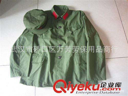 迷彩作訓(xùn)服、作訓(xùn)單褲 批發(fā)懷舊復(fù)古綠色套裝演出攝影服裝原始圖片2