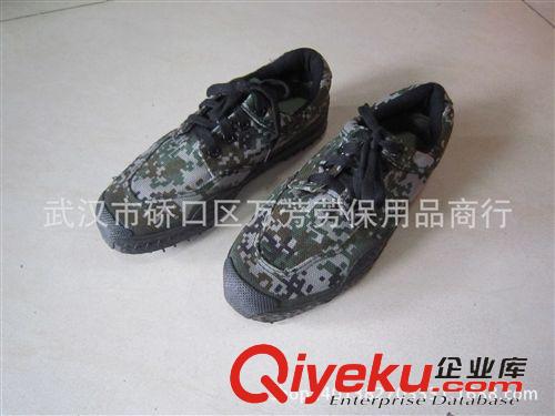 作訓鞋、布鞋 廠價批發zp3517數碼林地迷彩低幫作訓鞋耐磨透氣解放鞋高幫跑鞋原始圖片2