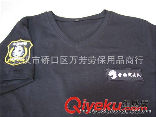 體能服、個(gè)性T恤 廠家批發(fā)繡花T恤刺繡雞心領(lǐng)緊身修身黑白短袖汗衫背心原始圖片2
