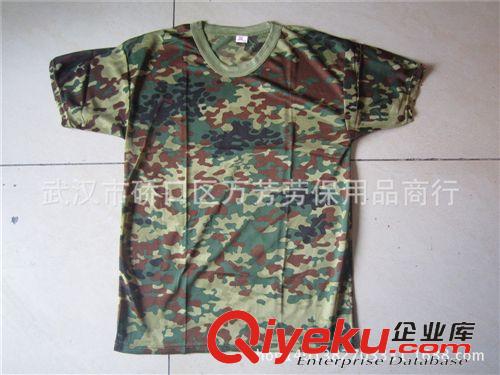 軍訓服裝、鞋帽 批發01迷彩花網球短袖T恤學校學生軍訓汗衫體能服數碼荒漠林地
