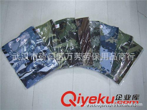 軍訓服裝、鞋帽 批發01迷彩花網球短袖T恤學校學生軍訓汗衫體能服數碼荒漠林地原始圖片3