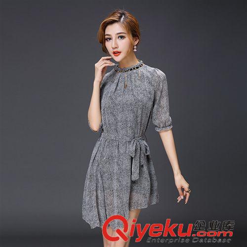 連衣裙 春夏裝新品重磅真絲連衣裙中長(zhǎng)款桑蠶絲歐美gddp修身顯瘦