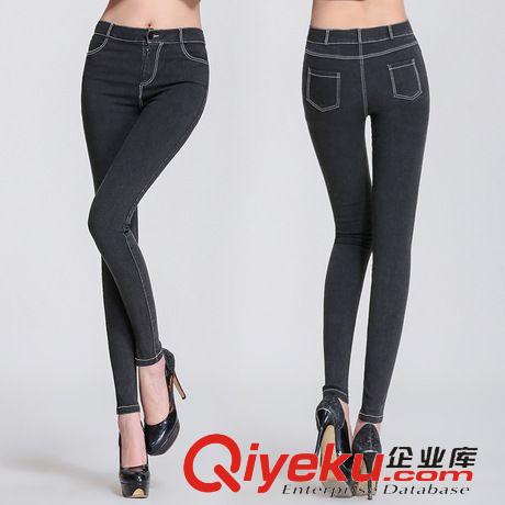 女式牛仔褲 2015春秋新款 韓版修身顯瘦九分牛仔褲小腳褲 彈力鉛筆褲子