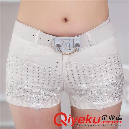 女式休閑褲 2015夏季新款短褲女韓版修身顯瘦打底褲性感熱褲鑲鉆蕾絲短褲原始圖片2