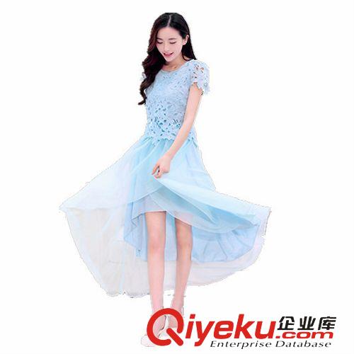 波西米亞連衣裙 2015夏季新款 修身顯瘦波西米亞不規(guī)則沙灘裙 雪紡連衣裙原始圖片2